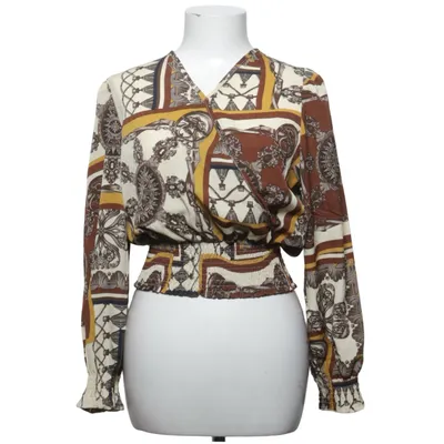 Wikkelblouse (Beige, Bruin, Meerkleurig) van Oliver Polyester