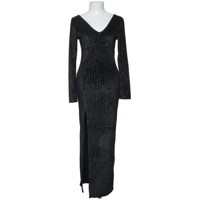 Evening gown (Black, Silver) from GiorGia Elastane, Viscose