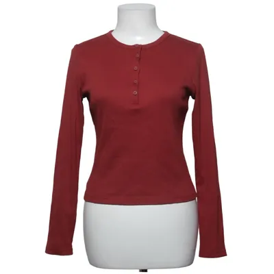 Henley shirt (Red) from Uniqlo Cotton, Elastane