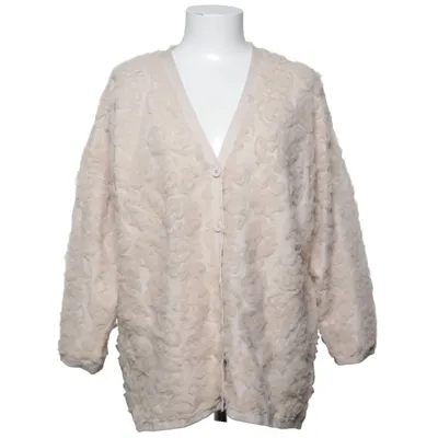 Cardigan (Beige) from Lara Elastane, Polyamide, Polyester, Viscose