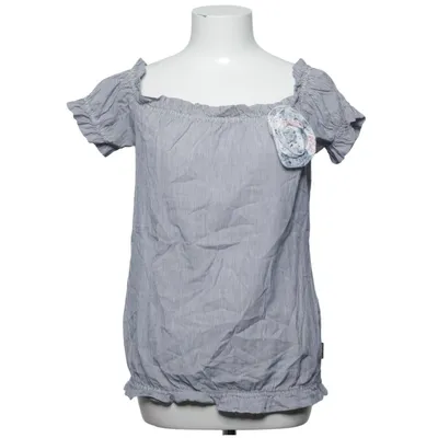 Top (Blue, White) from Fornarina Cotton