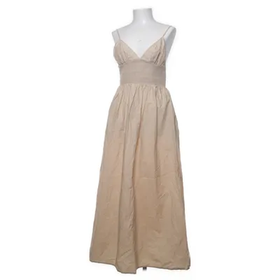 Robe longue (Beige) de Zara Coton