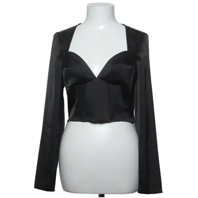 Crop top (Zwart) van Gina Tricot Elastaan, Polyester