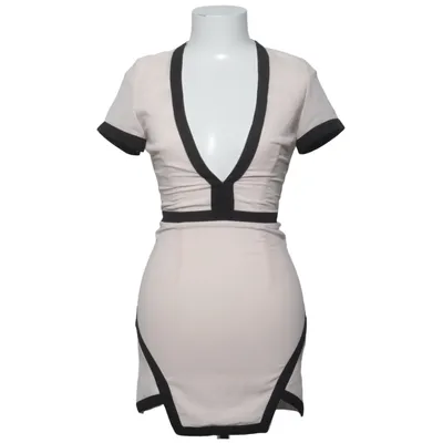Dress (Beige, Black) from Club L Polyester