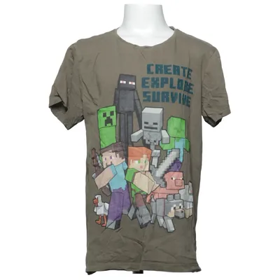 T-shirt (Grøn) fra Mojang Bomuld
