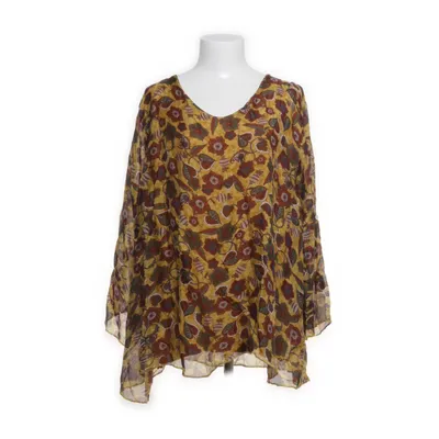 Blouse (Yellow) from New Collection Silk, Viscose
