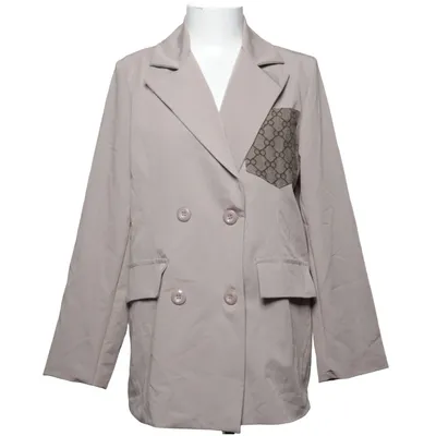 Blazer (Beige) from F. Fashion Elastane, Polyester