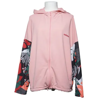 Huvtröja (Rosa, Flerfärgad) från Adidas Elastan, Polyester