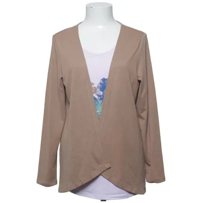 Cardigan (Marron, Blanc, Multicolore) de Paola! Élasthane, Polyester