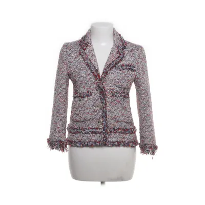 Kavaj (Vit, Flerfärgad) från Zara Woman Elastan, Polyester