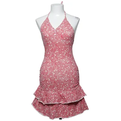 Robe dos-nu (Rouge, Blanc) de Blutsgeschwister Coton, Élasthane