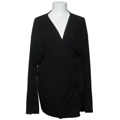 Slå om-cardigan (Sort) fra River Island Plus Elastan, Polyester, Viscose