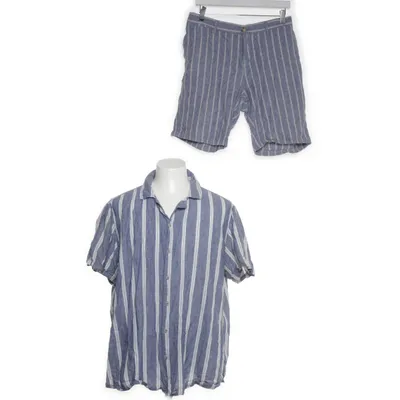 Set (Blue, Multicolored) from Dressmann Cotton, Linen