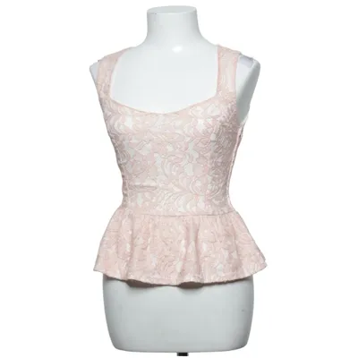 Peplumtopp (2714-CG) från Charlotte Russe Bomull, Polyamid, Polyester