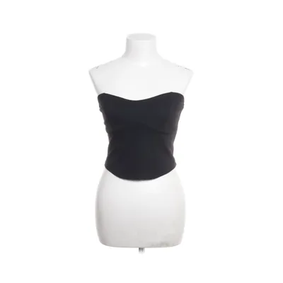 Crop top (Zwart) van Gina Tricot Elastaan, Polyamide, Viscose