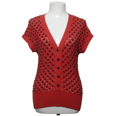 Cardigan (Red, Black) from Marc by Marc Jacobs Cotton, Silk