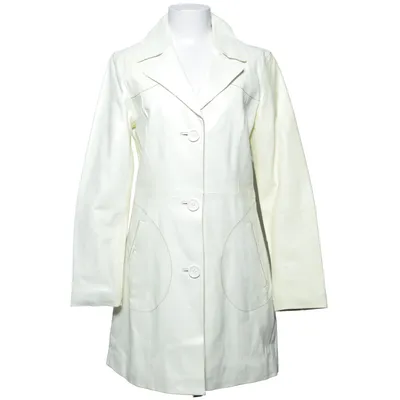 Leren jas (Wit, Geel) van Gipsy Leer, Polyester