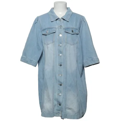 Robe en jean (Bleu) de Shein Curve Coton, Polyester, Viscose