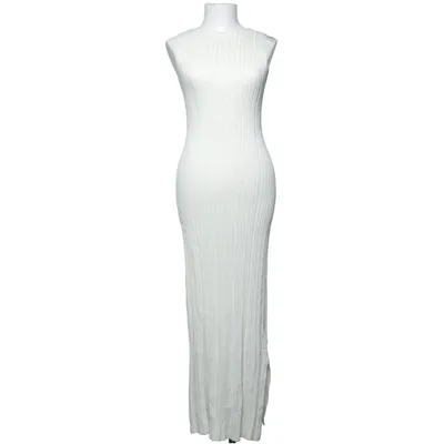 Maxikjole (Hvid) fra LaMania Bomuld, Viscose