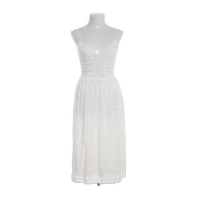 Kleid (Weiß) von H&M Baumwolle, Viskose, Polyester