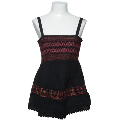 Tanktop  (Sort, Rød) fra George Bomuld, Viscose