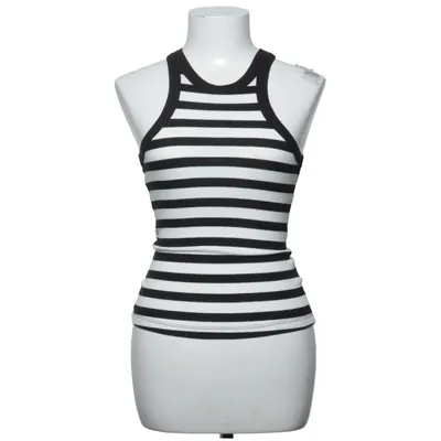 Tanktop  (Sort, Hvid) fra Monki Bomuld, Elastan