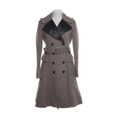 Trench coat (Beige, Black) from Karen Millen Wool, Polyamide, Cashmere, Polyurethane, Viscose