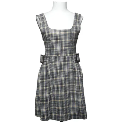 Dress (Black, White, Yellow) from Topshop Cotton, Elastane, Polyester, Viscose