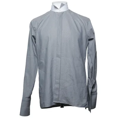 Skjorte (Grå, Hvid) fra Bosweel Bomuld, Polyester