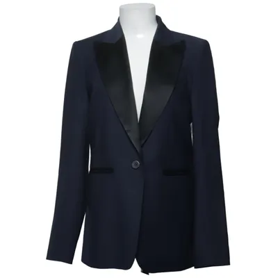 Blazer (Blauw, Zwart) van Rika Elastaan, Polyester, Wol