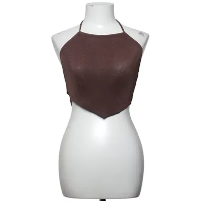 Haut dos-nu (Triangle Halter Glitter Top) de NLY One Élasthane, Fibre métallique, Polyamide