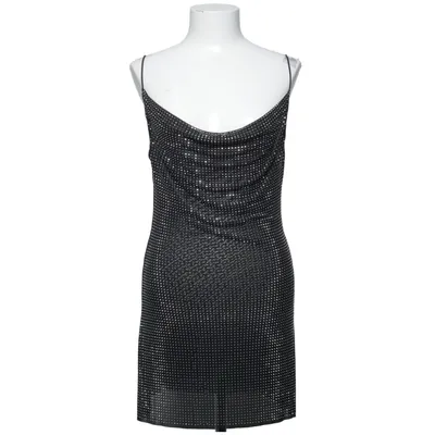 Dress (Black, Silver) from Zara Elastane, Polyester