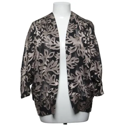 Blouse portefeuille (Noir, Beige) de Richards Polyester, Viscose