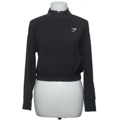 Sweat à capuche (Noir) de Gymshark Coton, Élasthane, Polyester, Viscose
