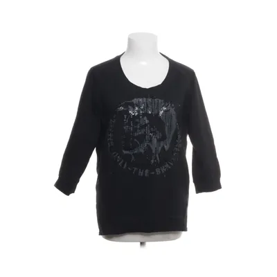 Collegetröja (Svart) från Diesel Bomull, Elastan