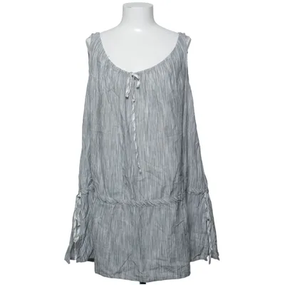 Dress (Gray, White) from Ralston Cotton