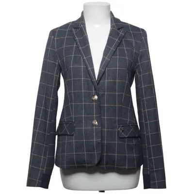 Blazer (Blauw) van Mos Mosh Katoen, Elastaan, Polyester, Viscose