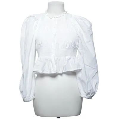 Blouse (Wit) van Zara Katoen
