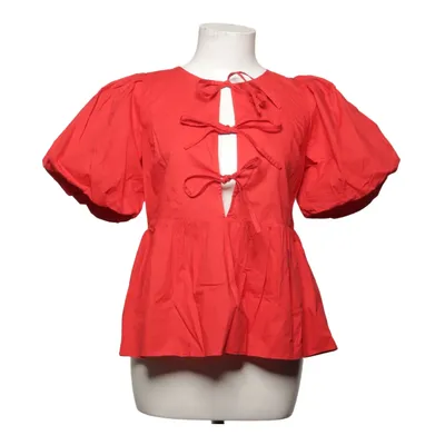 Bluse (Bow Puff Sleeve Blouse) fra Nelly Bomuld