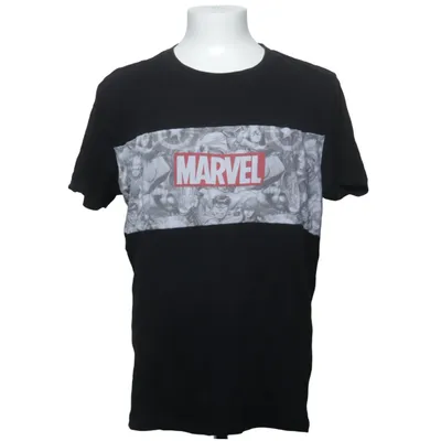 T-shirt (Sort, Grå) fra Marvel Avengers Bomuld