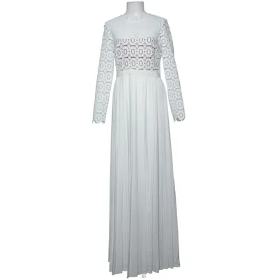 Maxikleid (Weiß) von Self-Portrait Elasthan, Polyester
