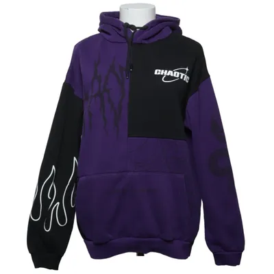 Hoodie (Purple, Black) from Black Squad Cotton, Polyester