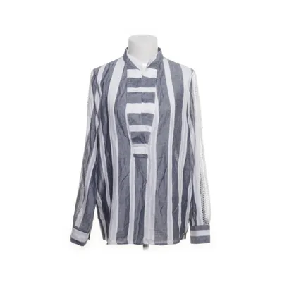 Blouse (White, Blue) from Maria Tailor