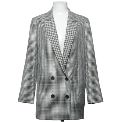 Kavaj (Svart, Vit) från Just Female Acetat, Polyester, Viskos