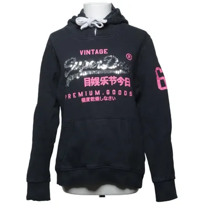 Huvtröja (Rosa, Svart) från Superdry Bomull, Polyester