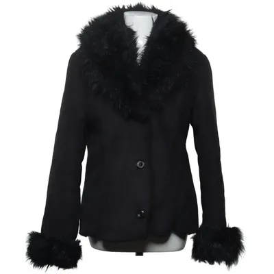 Shearlingjacka (Svart) Akryl, Polyester