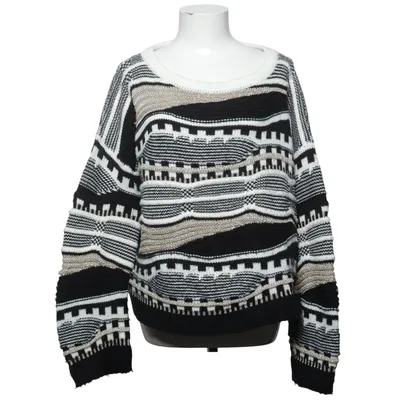 Strickpullover (Schwarz, Weiß, Beige) von Les Lèvres Polyester