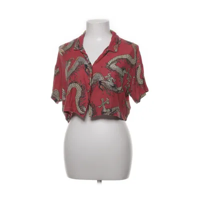 Kortärmad skjorta (Röd, Flerfärgad) från Market Viskos