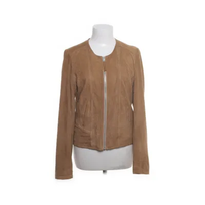 Leather jacket (Brown) from David Moore Polyester, Leather