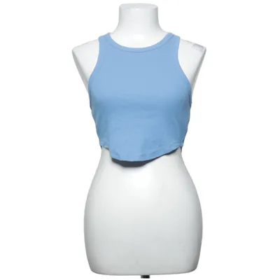 Tank Top (Blue) from Pull & Bear Cotton, Elastane
